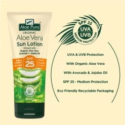 Aloe Pura Aloe Vera Sun Lotion SPF25 -Toiletries And Care Products Aloe Pura Aloe Vera Sun Lotion SPF25 2