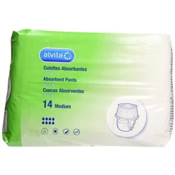 Alvita Incontinence Absorbent Pants Night Medium