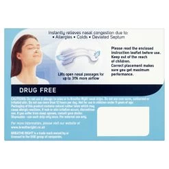 Breathe Right Congestion Relief Nasal Strips Clear Large -Toiletries And Care Products Breathe Right Congestion Relief Nasal Strips Clear Large Six Pack 2