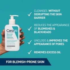 CeraVe Blemish Control Cleanser For Blemish-Prone Skin -Toiletries And Care Products CeraVe Blemish Control Cleanser for Blemish Prone Skin 2