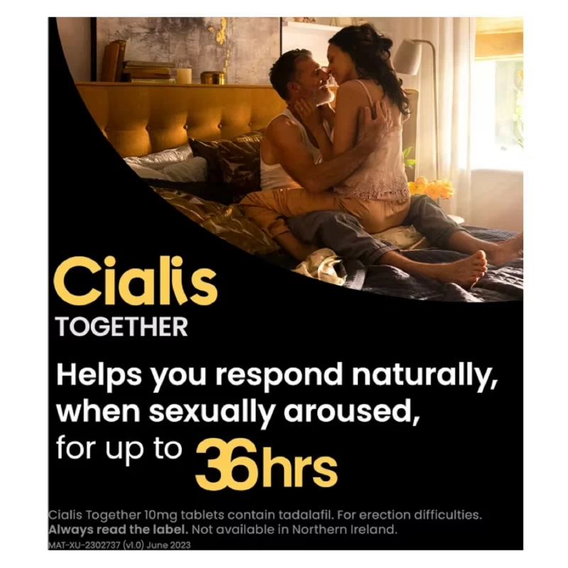 Cialis Together 10mg Tablets - Tadalafil 2 Cialis Together 10mg Tablets - Tadalafil - Image 2
