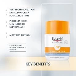 Eucerin Sensitive Protect Sun Fluid SPF50 -Toiletries And Care Products Eucerin Sensitive Protect Sun Fluid SPF50 2