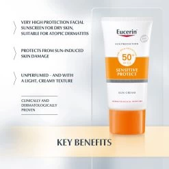 Eucerin Sun Face Creme SPF50 -Toiletries And Care Products Eucerin Sun Face Creme SPF50 2