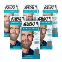 Just For Men Moustache & Beard Light Brown Hair Dye M-25