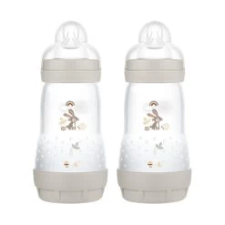 MAM Easy Start Anti-Colic Bottle Grey Twin Pack