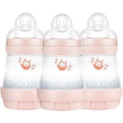 MAM Self Sterilising Anti-Colic Bottle Pink