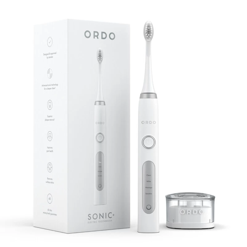 Ordo Sonic+ Electric Toothbrush White Silver 2 Ordo Sonic+ Electric Toothbrush White Silver - Image 2