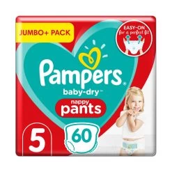 Pampers® Pampers Baby-Dry Size 5 Nappy Pants Jumbo Pack