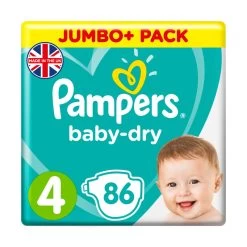 Pampers® Pampers Baby-Dry Size 4 Nappies Jumbo Pack -Toiletries And Care Products Pampers Baby Dry Size 4 Nappies 2