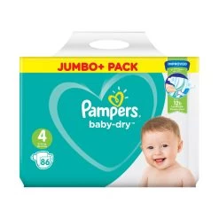 Pampers® Pampers Baby-Dry Size 4 Nappies Jumbo Pack