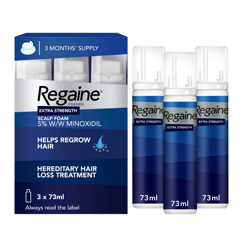 Regaine For Men 5% Foam - 6 Month Supply 2 Regaine For Men 5% Foam - 6 Month Supply - Image 2