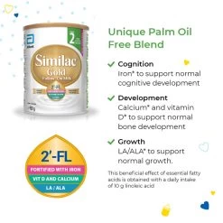 Similac Gold Follow On Milk Palm Oil Free Stage 2 6Mths+ -Toiletries And Care Products Similac Gold Follow on Milk Palm Oil Free Stage 2 6Mths 1 2