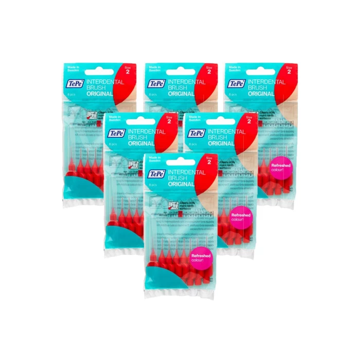 TePe Interdental Brushes Original Red 1 TePe Interdental Brushes Original Red