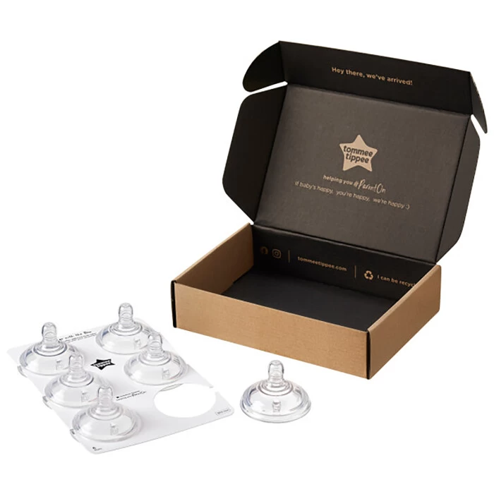 Tommee Tippee Closer To Nature Medium Flow Teats 1 Tommee Tippee Closer To Nature Medium Flow Teats