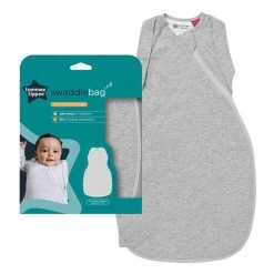 Tommee Tippee The Original Grobag Sky Grey Marl Swaddlebag 0-3 Months 1.0 Tog