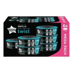 Tommee Tippee Twist & Click Refills 5 Tommee Tippee Twist & Click Refills -Toiletries And Care Products Tommee Tippee Twist Click Cassettes x 6 2